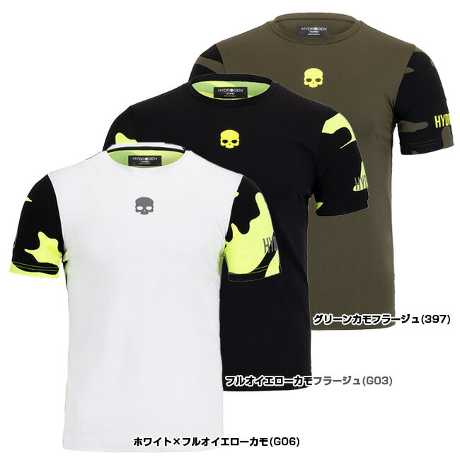 物品 海外サイズ HYDROGEN ハイドロゲン 2022 SS メンズ CAMO TECH カモ テック 半袖Tシャツ T00514 22y5mテニス  次回使えるクーポンプレゼント qdtek.vn