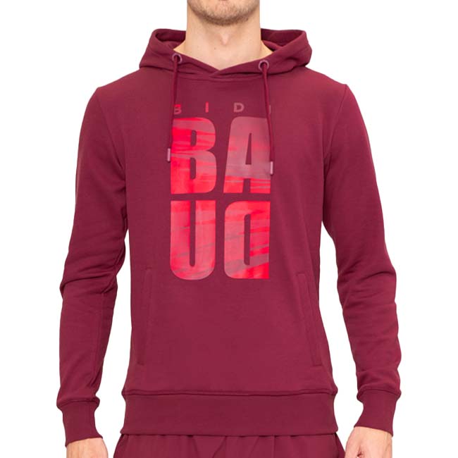 ＼7日20時～12日最大1500円クーポン／40%OFF在庫処分特価】【海外サイズ】BIDI BADU(ビディバドゥ) 2023 FA メンズ PROTECTED LEAFS チル フーディ フード付きスウェット M1270008-BO ボルドー(23y7mテニス)[次回使えるクーポンプレゼント]