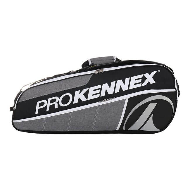 14日～20日最大1000円クーポン！【9本収納】プロケネックス(ProKennex) Qギア ラケットバッグ グレイ AYBG1801(19y3m)[次回使えるクーポンプレゼント]｜アミュゼスポーツ