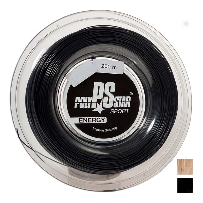 ＼7日20時～12日最大1500円クーポン／POLYSTAR ENERGY ポリスター エナジー (1.20／1.25／1.30／1.35mm) 200Mロール 硬式テニス ポリエステル ガット[次回使えるクーポンプレゼント]