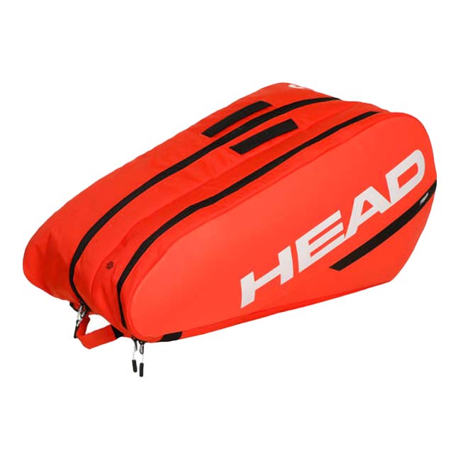 ＼22日～26日まで8％OFFクーポン！／【９本収納】ヘッド(HEAD) TOUR RACQUET BAG L ツアーラケットバッグ エル テニスバッグ 260824-FO フルオオレンジ(24y4m)[次回使えるクーポンプレゼント]｜アミュゼスポーツ