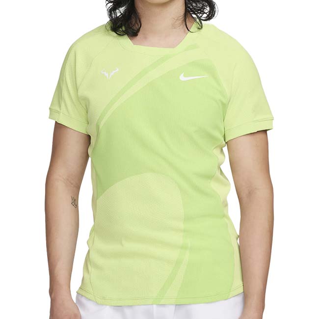 ＼7日20時～12日最大1500円クーポン／売切り終了！【ラファエル・ナダル】【日本サイズ】ナイキ(NIKE) 2023 HO メンズ Dri-FIT ADV RAFA 半袖 ショートスリーブトップス DV2878-313 A.G×WH(23y10mテニス)[次回使えるクーポンプレゼント]