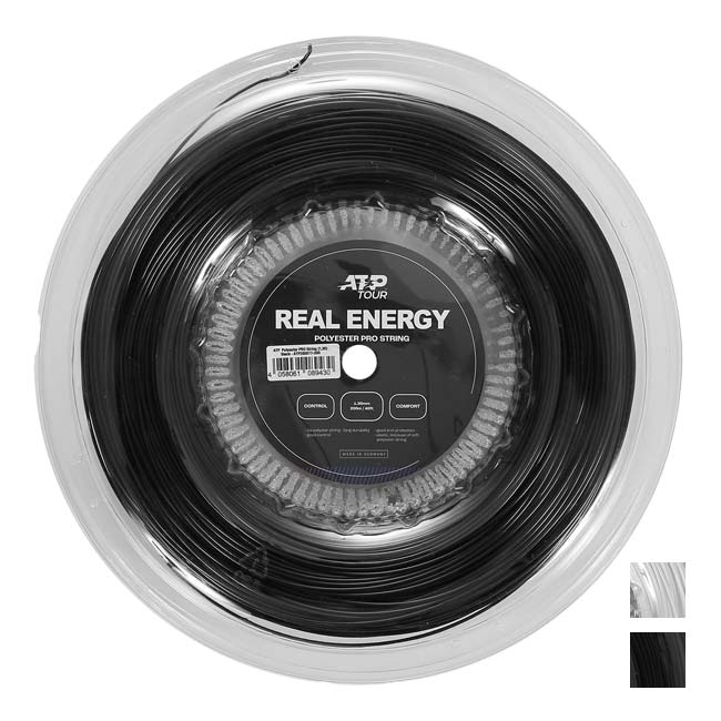 ATP TOUR REAL ENERGY リアルエナジー (1.25mm／1.30mm) 200Mロール 硬式テニス ポリエステルガット ATP260015／ATP260017(24y1m)[次回使えるクーポンプレゼント]