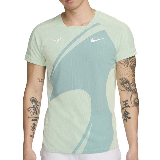 ＼7日20時～12日最大1500円クーポン／売切り終了！【ラファエル・ナダル】【日本サイズ】ナイキ(NIKE) 2024 SP メンズ Dri-FIT ADV RAFA 半袖 ショートスリーブトップス DV2878-435 L.P.ブルー×WH(24y1mテニス)[次回使えるクーポンプレゼント]