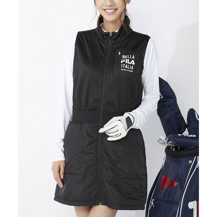 世界有名な 日本サイズ Fila フィラ 21 Fw レディース Golf 中綿ワンピース 791 213 21y10mゴルフ 次回使えるクーポンプレゼント Fucoa Cl