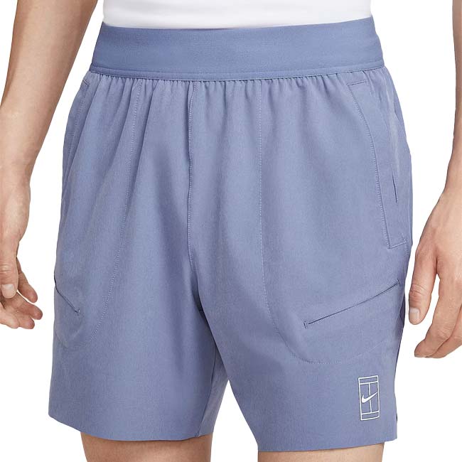 ＼7日20時～12日最大1500円クーポン／【日本サイズ】ナイキ(NIKE) 2025 FA メンズ コートアドバンテージ Dri-FIT ゲームショートパンツ FZ6914-499 Wインディゴ×WH(25y8mテニス用ゲームウェア)[次回使えるクーポンプレゼント]