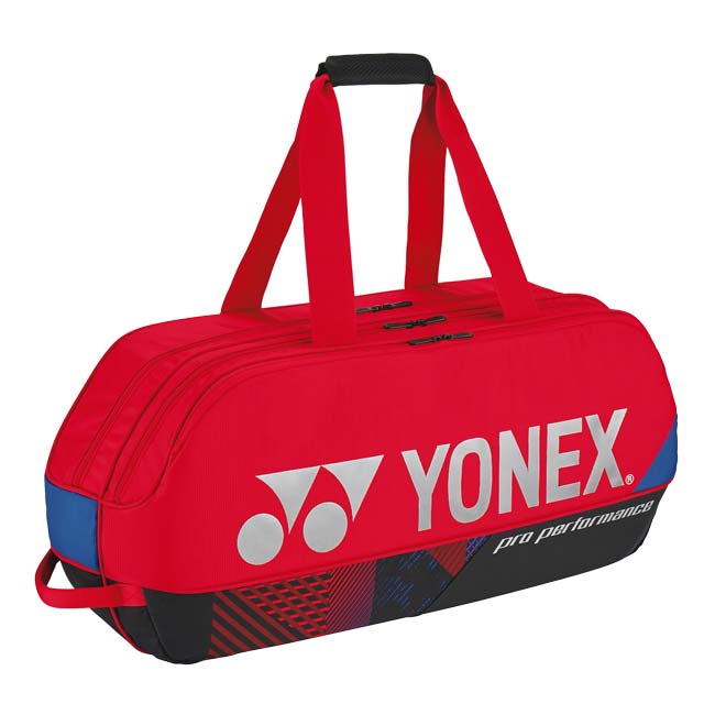 ＼22日～26日まで8％OFFクーポン！／【２本収納】ヨネックス(YONEX) PROシリーズ トーナメントバッグ ラケットバッグ テニスバッグ BAG2401W-651 スカーレット(25y11m)[次回使えるクーポンプレゼント]｜アミュゼスポーツ