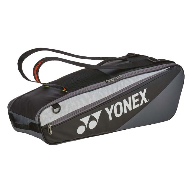 【バドミントン・テニスジュニアラケット収納可能】ヨネックス(YONEX) CLUB ラケットバッグ 6PCS バドミントン テニスバッグ BA52526EX-007 ブラック(26y3m)[次回使えるクーポンプレゼント]