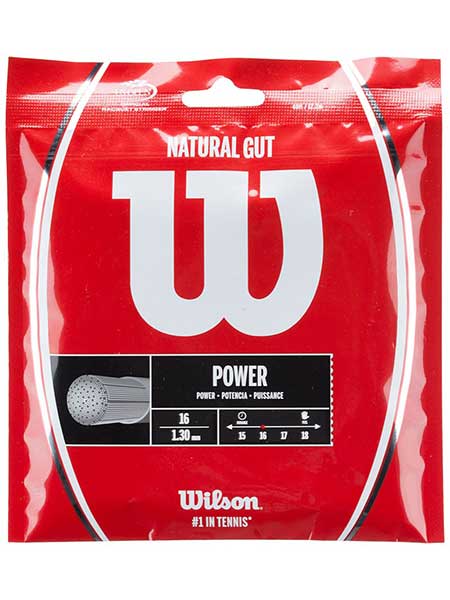 ＼7日20時～12日最大1500円クーポン／【パッケージ品】ウィルソン(Wilson) ナチュラルガット1.25mm(WRZ999900)／1.30mm(WRZ999800)[次回使えるクーポンプレゼント]