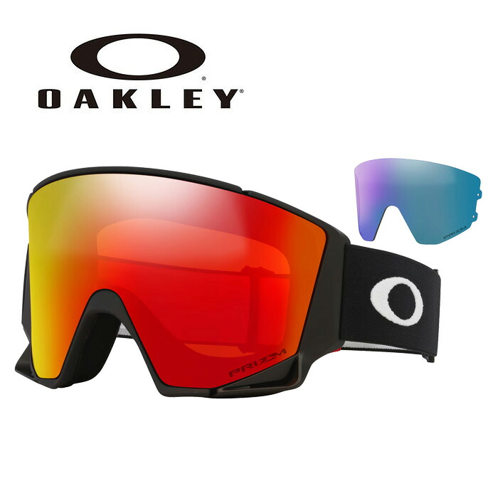 OAKLEY スノーゴーグル【25/26・FLOW SCAPE L ASIA：MATTE BLACK / PRIZM TORCH \u0026 PRIZM ICED】OO7145A-02 71450200
