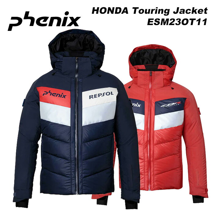 Phenix ESM23OT11 HONDA Touring Jacket / 23-24青写真 アリゾナ州の州都 スキーの板お召しもの 上衣