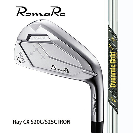 RomaRoロマロ Ray CX S20C・S25Cアイアン/ダイナミックゴールドMID ツアーイシュー　＃5&minus;9ＰＷ　6本セット｜エムズゴルフ工房　店