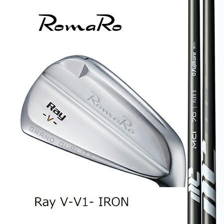 RomaRoロマロ Ray V1アイアン/Ｆｕｊｉｋｕｒａフジクラ NEW MCI 50・60・70・80・90・100 Iron＃5～9・PW　6本セット