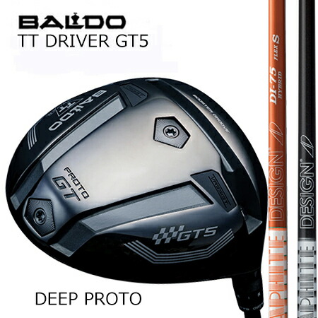 BALDO TT DRIVER GT5 PROTO ディープフェースドライバー/グラファイトデザインTOUR AD DI/DI BLACK 5・6・7・８