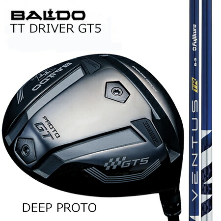 BALDO TT DRIVER GT5 PROTO ディープフェースドライバー/ Fujikura VENTUS(ベンタス) TR 青碧