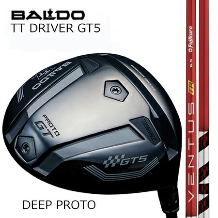 BALDO TT DRIVER GT5 PROTO ディープフェースドライバー/ Fujikura VENTUS(ベンタス) TR 赤いこと