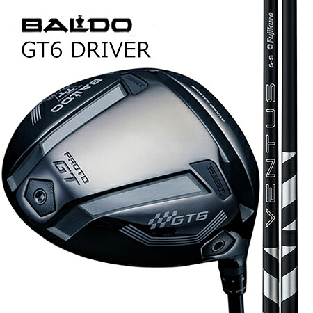 BALDO TT DRIVER GT6 PROTOシャローフェースドライバー/ Fujikura VENTUS(ベンタス) 黒いこと24