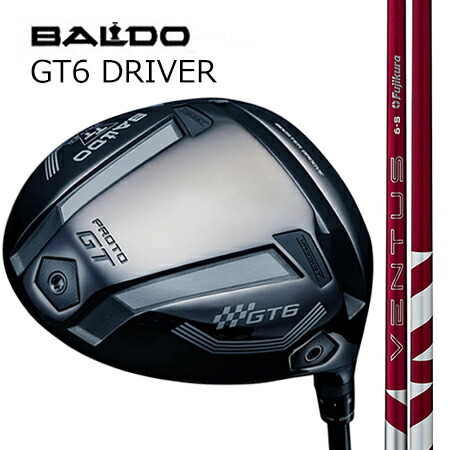 BALDO TT DRIVER GT6 PROTOシャローフェースドライバー/Fujikura VENTUS(ベンタス) 赤いこと24