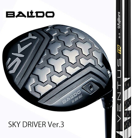 BALDO SKY DRIVER Ver.3ドライバー/ Fujikura VENTUS(ベンタス) TR　ブラック