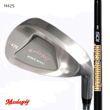 【楽天市場】Masudagolf マスダゴルフ スタジオウエッジ M425（ノーメッキ・クロムメッキ）/Ｎｅｗダイナミックゴールド95・105・120  52度・58度 2本組【カスタム・ゴルフクラブ】 : エムズゴルフ工房 楽天市場店