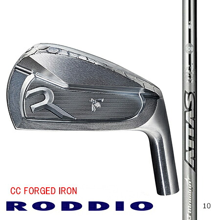 RODDIOロッディオ 月間30セット限定　 CC FORGED IRONフォージドアイアン/ATTASアッタスIRON 10　＃5-9・P　6本セット｜エムズゴルフ工房　店