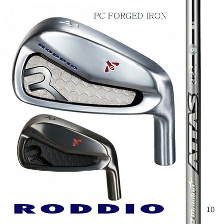 RODDIOロッディオ パソコン FORGED IRONフォージドアイアン/ATTASアッタスIRON 10 ＃6-9・P・Q 6本書き割り