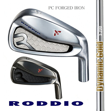 RODDIOロッディオ マイコン FORGED IRONフォージドアイアン/ダイナミックゴールド HT ＃5-9・ＰＷ 6本仕掛ける【カスタム・ゴルフ野球クラブ】