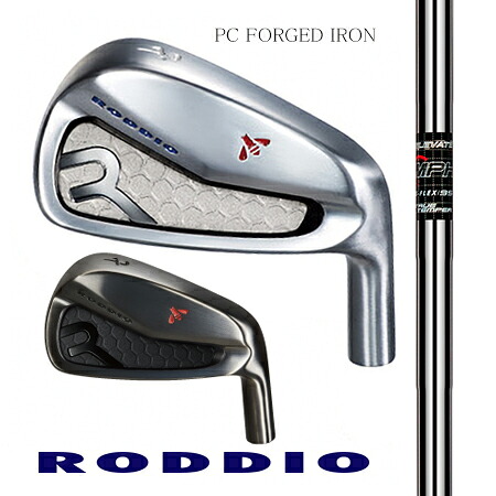 RODDIOロッディオ マイコン FORGED IRONフォージドアイアン/TRUE TEMPER ELEVATEエレベートMPH95 ＃5-9・ＰＷ 6本仕掛ける【カスタム・ゴルフ野球クラブ】