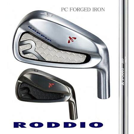 RODDIOロッディオ マイコン FORGED IRONフォージドアイアン/K\u0027s-3001 105コンスタントウェイト ＃5-9・PW 6本仕掛ける【カスタム・ゴルフ野球クラブ】