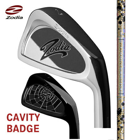ZodiaゾディアCAVITY BADGE/ワクチンコンポGR38 Premium Iron＃5-9・PW 6本仕掛ける【カスタム・ゴルフ野球クラブ】
