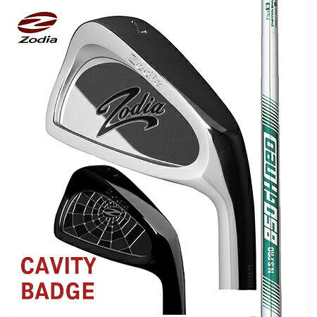 ZodiaゾディアCAVITY BADGE/N.S.PRO850neo ＃5－9・PW 6本セット【カスタム・ゴルフクラブ】