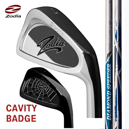 ZodiaゾディアCAVITY BADGE/Fujikuraフジクラ DIAMOND Speeder Iron＃5-9・ＰＷ　6本セット【カスタム・ゴルフクラブ】