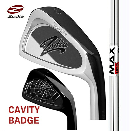ZodiaゾディアCAVITY BADGE/FST KBS TOUR マックス80　　＃5-9・ＰＷ　6本セット【カスタム・ゴルフクラブ】