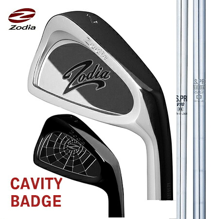 ZodiaゾディアCAVITY BADGE/日本シャフト・N.S.950GH HT,N.S.PROV90 ＃6-9・ＰＷ　5本セット 【カスタム・ゴルフクラブ】｜エムズゴルフ工房　店