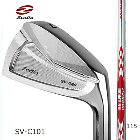 【メーカー在庫限り】ZodiaゾディアSV-C101アイアン/日本シャフト・モーダス3 115 #5-9・PW 6本セット【カスタム・ゴルフクラブ】|エムズゴルフ工房 店