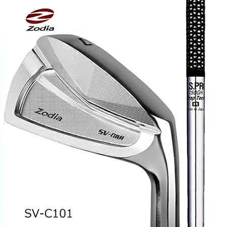 【メーカー在庫限り】ZodiaゾディアSV-C101アイアン/N.S.PRO750GH #5−9・PW 6本セット【カスタム・ゴルフクラブ】|エムズゴルフ工房 店