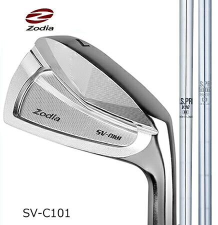【製造業者店卸し資産極限点】ZodiaゾディアSV-C101アイアン/日本立て坑・N.S.950GH HT,N.S.PROV90 【カスタム・ゴルフ野球クラブ】