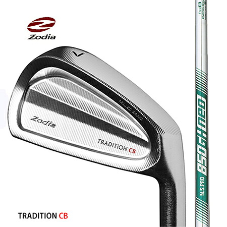 ZodiaゾディアTRADiTiON トラディションCBアイアン/N.S.PRO850neo #5−9・PW 6本セット【カスタム・ゴルフクラブ】 レフティモデル有り|エムズゴルフ工房 店