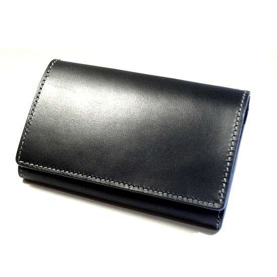 編み目色つやうつり変わり可!!1点物 購入注文仕立て上げる 通貨価値18900円【...andMeat.】アンド羶肉本革/ヌメ革/メンズ/レディース/2つ折金入れハンドメイドサドルレザー2つ折ウォレット001黒いこと【差し上げ物/差し上げ物】【父の日 母の日】