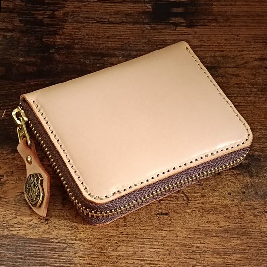 楽天市場】ステッチカラー変更可本革 ミニ財布 コンパクト財布