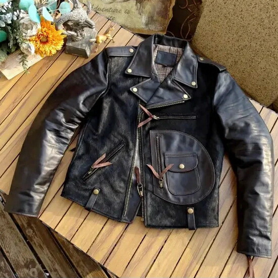 楽天市場】少量生産 革ジャン本革 馬革 ホースハイドメンズ レザー