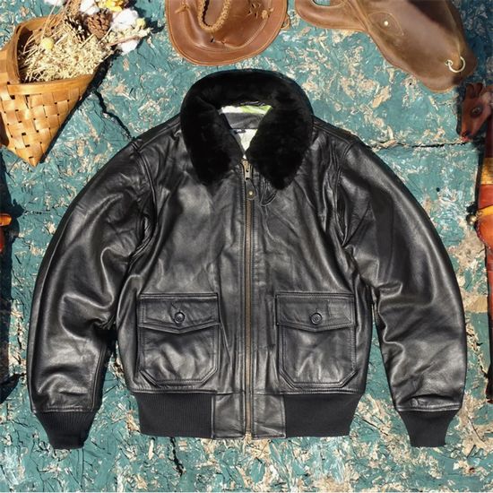 楽天市場】少量生産 革ジャン本革 羊革フライトジャケット G-1タイプ