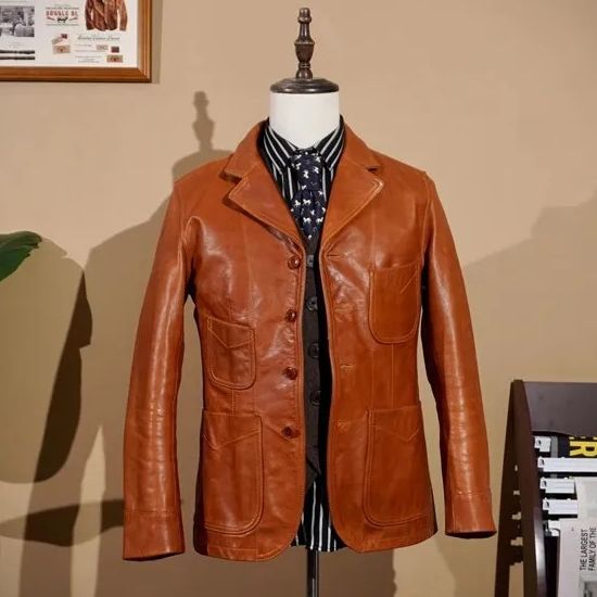 楽天市場】メンズ 革ジャン レザージャケット本革 レトロデザイン