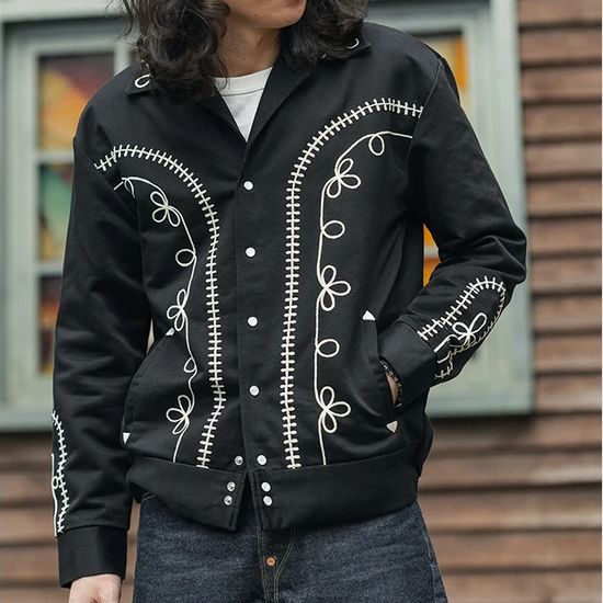 楽天市場】DRY BONESドライボーンズ◇Western StyleSatin Jacket◇DJ