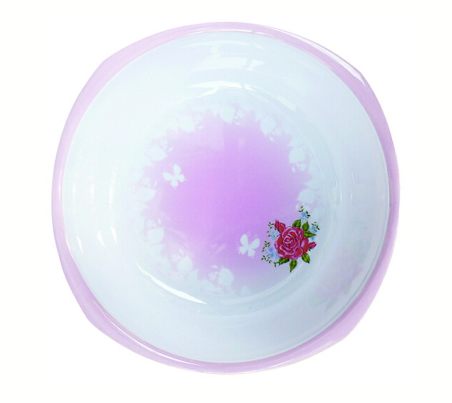 キッチンボウル　ジュリア　【薔薇雑貨　メラミン樹脂　ローズ雑貨　洗い桶】　キッチン雑貨　キッチンツール