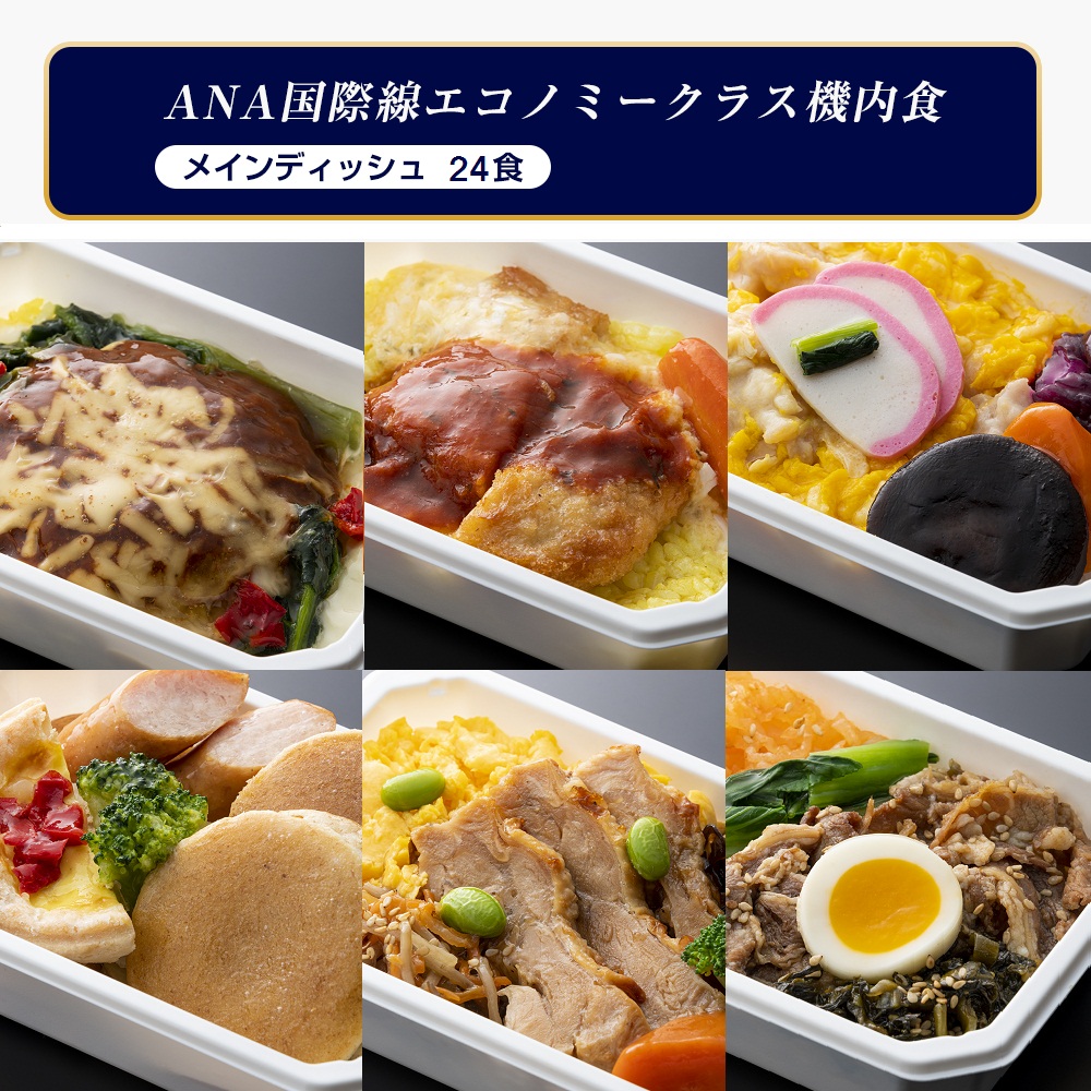 ANA国際線 機内食 おうちで旅気分 Sky ANA国際線エコノミークラス機内食 ANA's Kitchen メインディッシュ特別セット  これからも機内食