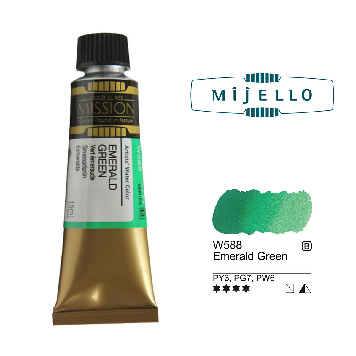 ミジェロ  Mijello  透明水彩絵の具　112色 小分けセット ケース付き mwc-1503b-w588.jpg