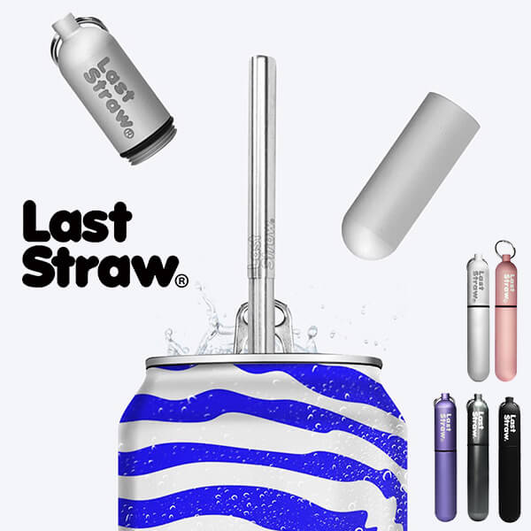 携帯 ステンレスストロー ラストストロー ケース付き コンパクト 畳める 繰り返し使える マイストロー Last Straw