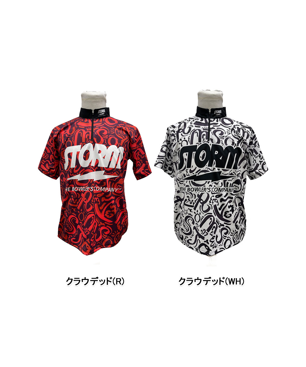 日本未発売❤新品STORM ボウリングシャツ Mサイズ 楽天市場】【STORM】 SH-539 クラウデット ボウリングシャツ