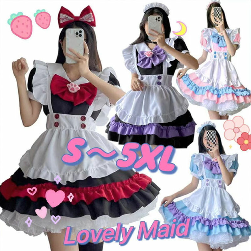 メイド服 コスプレ メイド ピンク Amazon | メイド 服 パニエ付け ピンク 半袖 メイド服 コスプレ